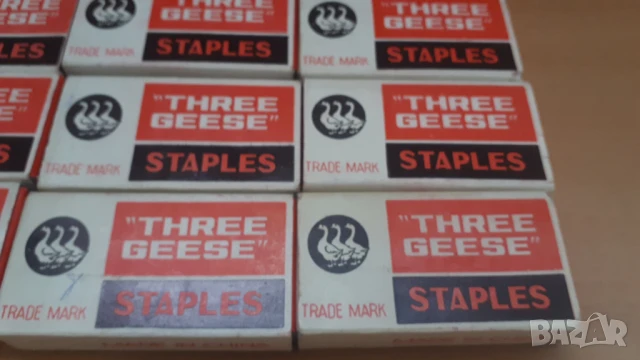 Кламери/телбоди Three Geese Staples Китай, снимка 6 - Други - 51139780