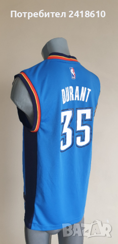 Adidas NBA Oklahoma City #35 Kevin Durant Mens Size S ОРИГИНАЛ! МЪЖКИ ПОТНИК!, снимка 4 - Спортни дрехи, екипи - 44600699