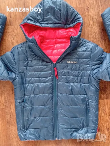 MAN lion edition driver jacket - ОЛЕКОТЕНО мъжко яке 2-ЛИЦЕВО КАТО НОВО Л, снимка 7 - Якета - 56260797