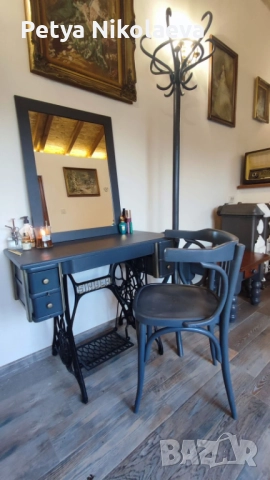 Дамски тоалетки с огледало SINGER, снимка 7 - Тоалетки - 52577671