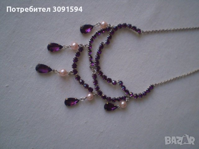 Старо дамско колие огърлица арт деко , снимка 2 - Антикварни и старинни предмети - 37891701