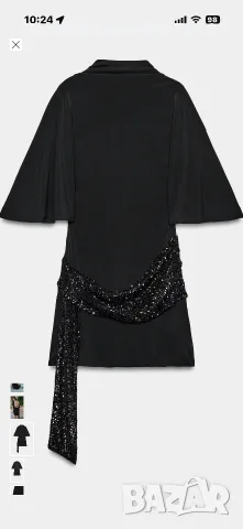 Черна рокля Zara 