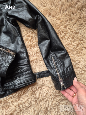 Дамско яке естествена кожа, снимка 8 - Якета - 53934231