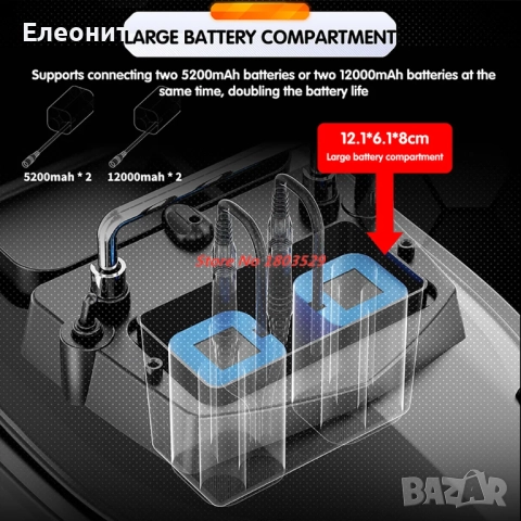 Лодка за захранка V060 GPS+Сонар, снимка 8 - Стръв и захранки - 51501619