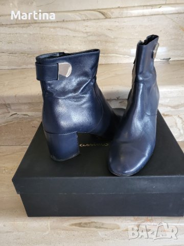 Massimo Dutti - Боти естествена кожа, снимка 3 - Дамски боти - 38734657