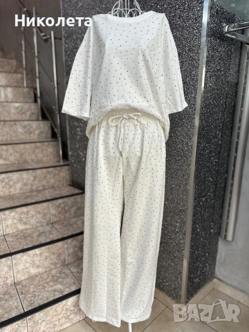 Комплект с камъчета 3 цвята, снимка 6 - Комплекти - 50193356