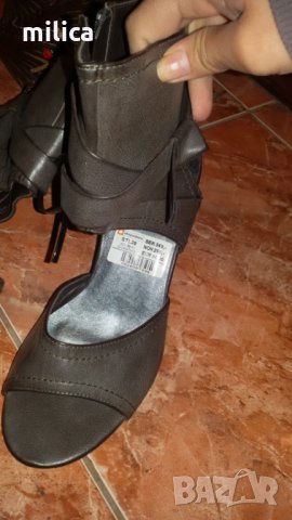 Сандали на ток, снимка 3 - Дамски обувки на ток - 31332779