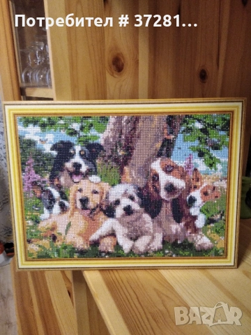 Диамантени гоблени готови изработени размер 30/40см с рамка., снимка 8 - Декорация за дома - 51722026