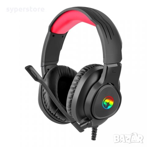 Слушалки с микрофон Геймърски Marvo HG8958 Черни с RGB подсветка Gaming Headphones, снимка 3 - Слушалки за компютър - 35095351
