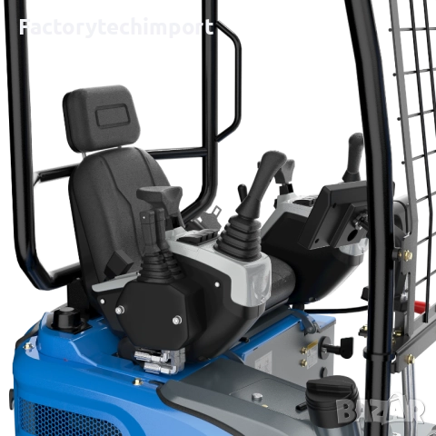 Мини багер RIPPA R18 PRO – KUBOTA (3 цилиндъра) | 1.8т. | 2.42 м копаене | навес |, снимка 11 - Индустриална техника - 52720089