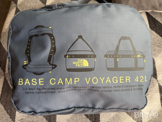 The North Face Base Camp Voyager Duffel 42 л-раница, снимка 2 - Раници - 56126828