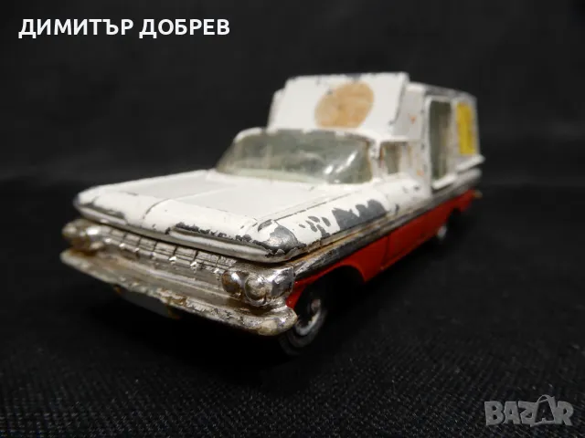 СТАРА РЕТРО МЕТАЛНА КОЛИЧКА CHEVROLET IMPALA CORGI TOYS GT. BRITAIN, снимка 2 - Колекции - 50208806