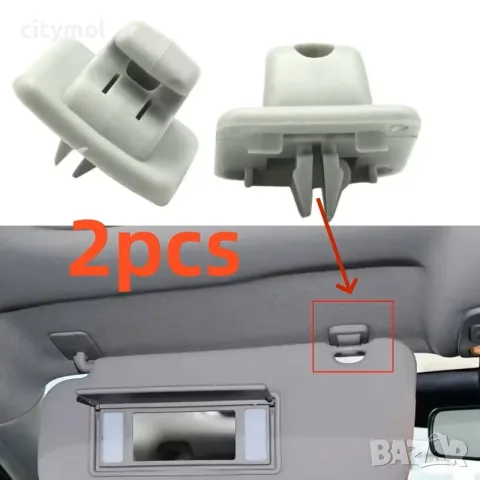 2 бр. копка държач щипка за сенник за Peugeot/Citroen 
