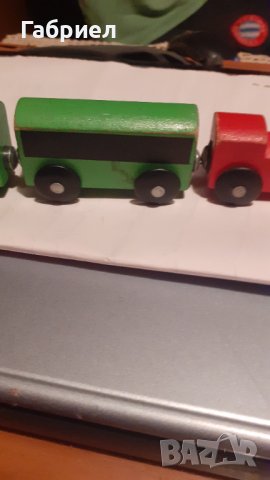 Ретро влакче дървено. , снимка 6 - Колекции - 42250858