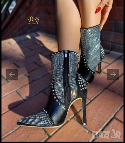 боти на ток , снимка 5 - Дамски боти - 50868529
