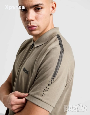 Hugo Boss Philix Pixel - Оригинална мъжка тениска с яка р-р XL, снимка 12 - Тениски - 54152171