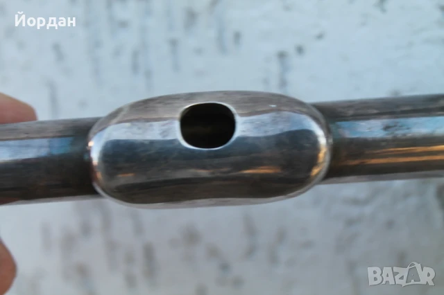 Английска посребрена флейта ''Boosey & Hawkes London'', снимка 4 - Антикварни и старинни предмети - 51264918