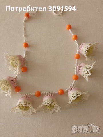 хубава колекционерска ретро верига,  играчка за легло, количката,звънци плюс звънчета всичко оригина, снимка 9 - Антикварни и старинни предмети - 44302795