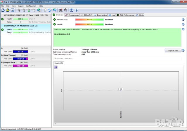 HDD Seagate 1TB portable преносим USB 3.0, снимка 6 - Външни хард дискове - 42490517