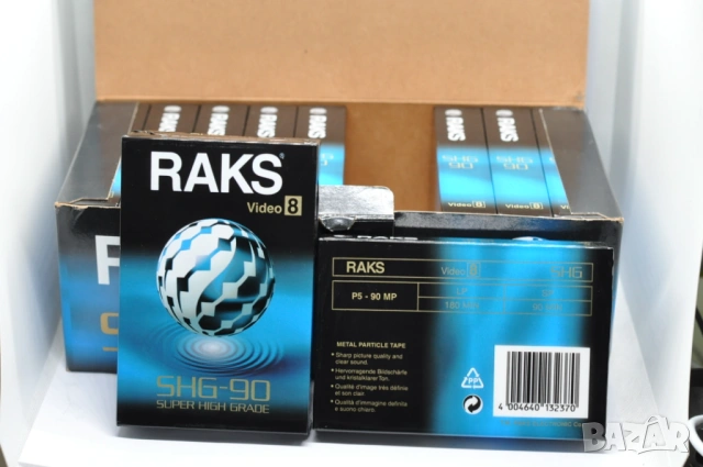 5 броя видеокасети Video 8 - Raks SHG-90