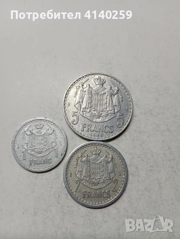 МОНАКО МОНЕТИ , снимка 2 - Нумизматика и бонистика - 54073697