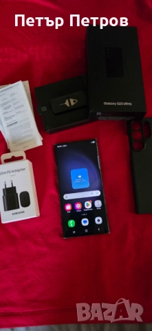 Samsung Galaxy S23 Ultra 512GB 12GB RAM Phantom Black ПЪЛЕН КОМПЛЕКТ!