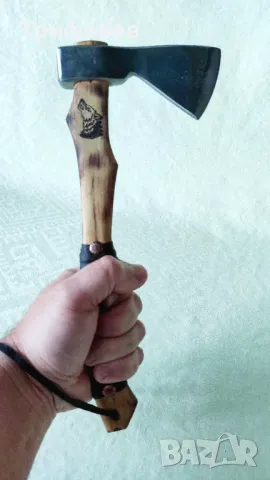 Брадвичка "Tomahawk" - персонализирана /ръчна изработка/, снимка 4 - Други ценни предмети - 47404118
