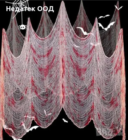 Хелоуин, кървава марля, 76x185см