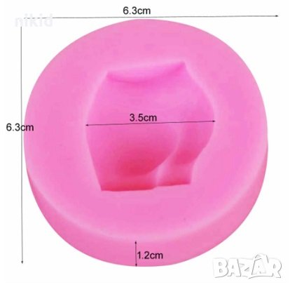 Секси Дупе с прашки силиконов молд форма фондан шоколад ергенско парти, снимка 2 - Форми - 30754657