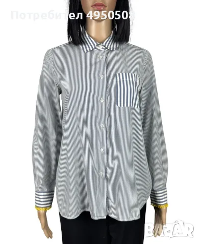 Уикенд риза с райета от Max Mara, снимка 2 - Ризи - 56168982