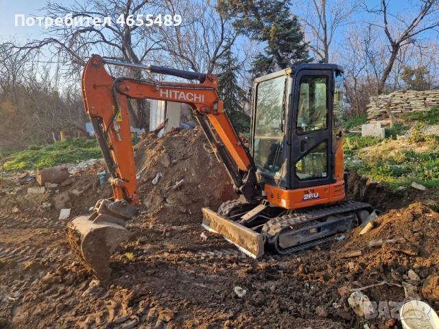 Услуги с мини багер