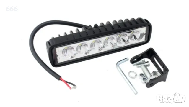 2 БРОЯ ДИОДЕН ХАЛОГЕН 6 ДИОДА, снимка 4 - Аксесоари и консумативи - 53983918