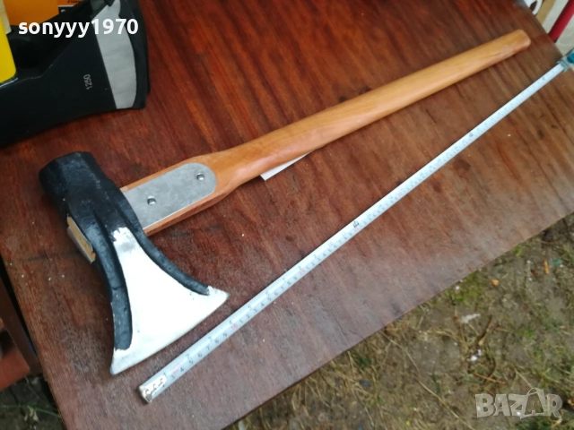 ЯКА БРАДВА С КЛИН-90СМ 2КГ С МЕТАЛНА ПЛАНКА 0810251727, снимка 9 - Градински инструменти - 51988531
