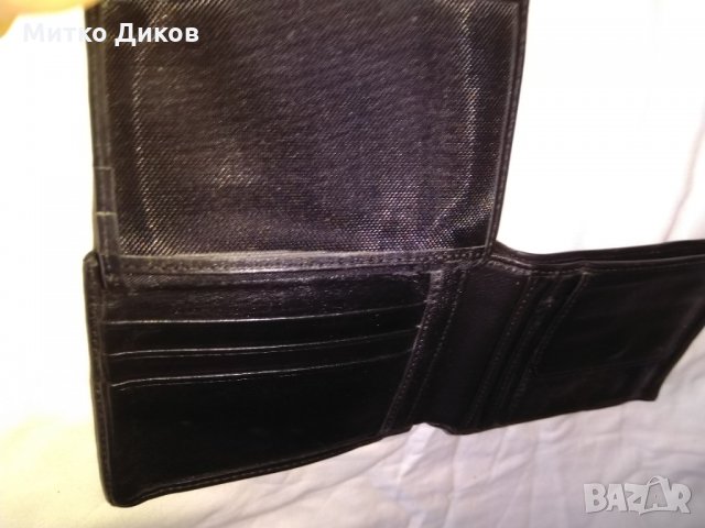 Портфейл ОМБ 120х95мм естествена кожа, снимка 4 - Портфейли, портмонета - 30737949