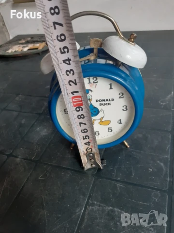 Анимиран часовник будилник Donald Duck Walt Disney Germany, снимка 7 - Антикварни и старинни предмети - 50862794