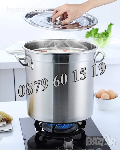 Неръждаеми Казани/Тенджери 30 л, 50 л, 80 л, 100 л, 130 л и 170 л, снимка 2 - Съдове за готвене - 51854537