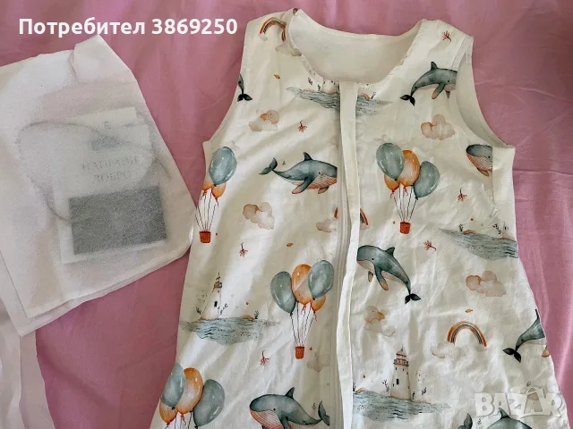 Angel Baby Есенно-пролетен спален чувал с крачета "Белуга", снимка 4 - Спални чували за бебета и деца - 56045768