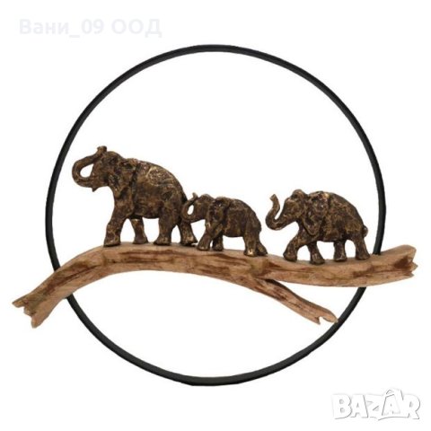 Голяма декорация за стена "Слончета"