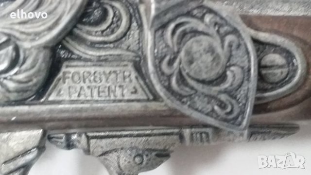 Пистолет Forsyth Patent-Joseph Kirner 1807 реплика, снимка 7 - Антикварни и старинни предмети - 29527538