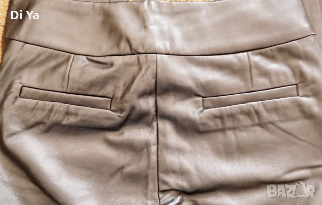 Нов кожен панталон Morgan,размер 38, снимка 3 - Панталони - 31625522