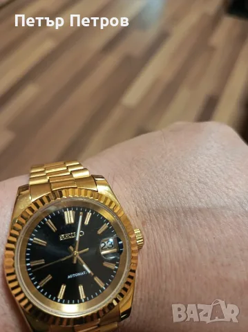 Продавам Seiko mob Datejust 39мм, снимка 3 - Мъжки - 56416965