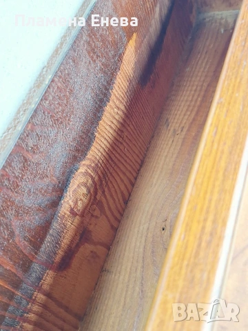 Стенна етажерка от масивно дърво , снимка 6 - Етажерки - 54025681