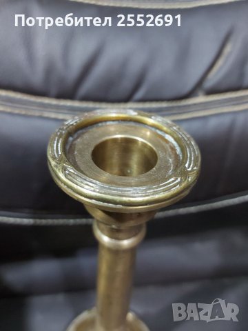 Свещник , снимка 2 - Антикварни и старинни предмети - 39859502