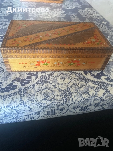  Дървени сувенирни кутии /кутии за бижута/,  войнишка кутия, руска кутия за подправски, снимка 17 - Антикварни и старинни предмети - 46186781