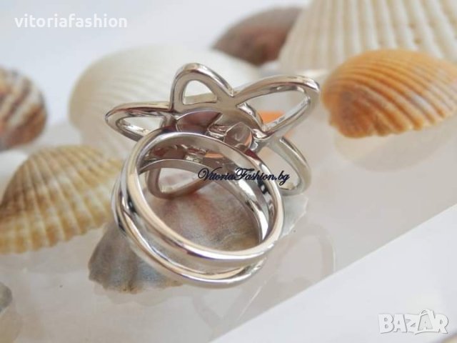 MISAKI - прекрасен сребърен пръстен, снимка 3 - Пръстени - 44336499