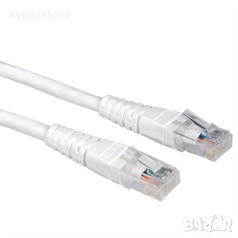 Кабел LAN (1.5м) Roline бял, SS300538