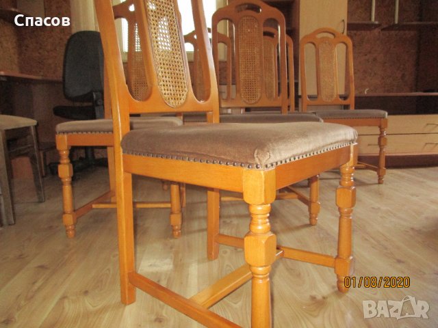 Шест стилни трапезни стола , снимка 7 - Столове - 29632233
