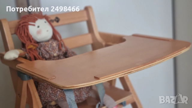 Дървено бебешко столче за хранене Safety 1st Nordik, снимка 2 - Столчета за хранене - 52560780