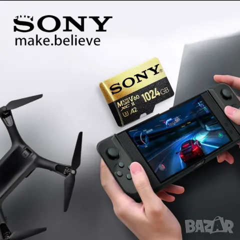 Карта с памет SONY 512GB, 1TB, 2TB (Micro SD) + Adapter / Адаптер, снимка 5 - Карти памет - 42112623