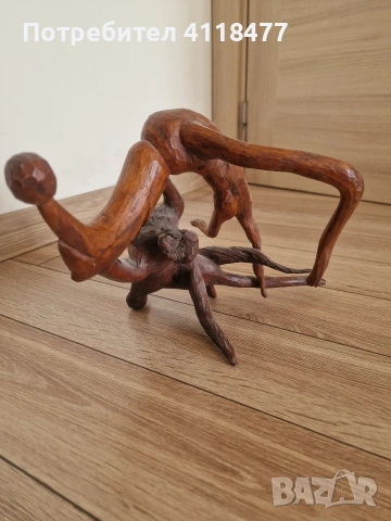 Скулптура статуетка от корени, снимка 4 - Статуетки - 54316811